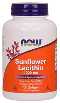 NOW Foods Sunflower Lecithin, 1200mg 100 softgels