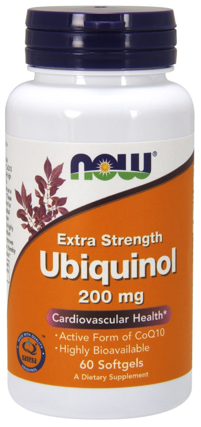 NOW Foods Ubiquinol, 200mg 60 softgels