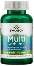 Swanson Multi with Iron Century Formula 130 tabs