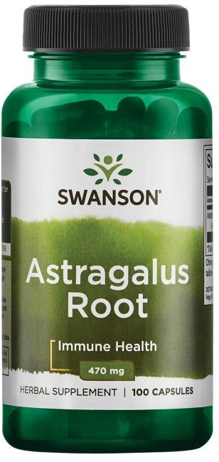 Swanson Astragalus Root, 470mg 100 caps