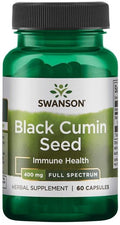 Swanson Black Cumin Seed, 400mg 60 caps