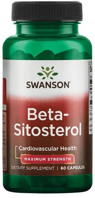 Swanson Beta-Sitosterol, Maximum Strength 60 caps