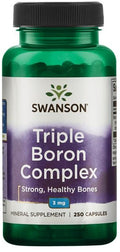 Swanson Triple Boron Complex, 3mg 250 caps