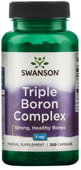 Swanson Triple Boron Complex, 3mg 250 caps