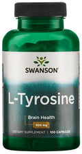 Swanson L-Tyrosine, 500mg 100 caps