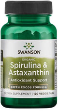 Swanson Spirulina & Astaxanthin 120 veggie tablets