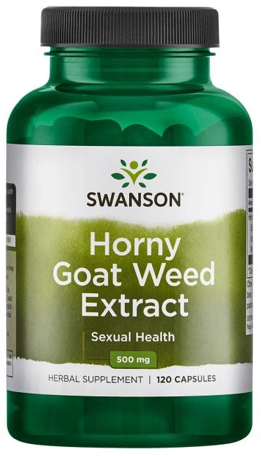 Swanson Horny Goat Weed Extract, 500mg 120 caps