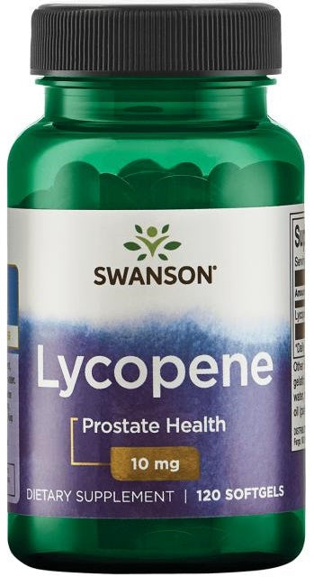 Swanson Lycopene, 10mg 120 softgels