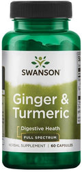 Swanson Ginger & Turmeric 60 caps