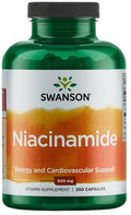 Swanson Niacinamide, 500mg 250 caps