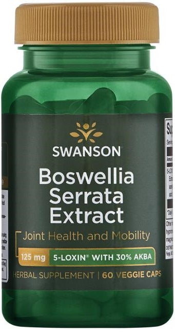 Swanson Boswellia Serrata Extract, 125mg 60 vcaps