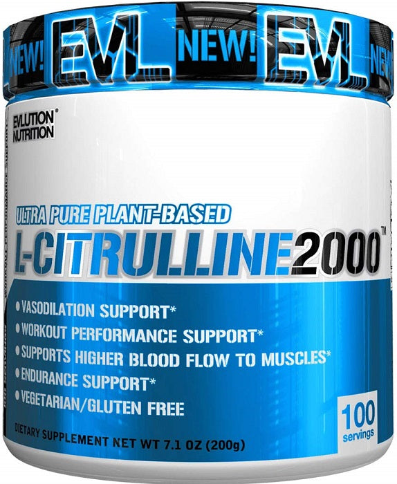 EVLution Nutrition L-Citrulline 2000, Unflavoured 200g
