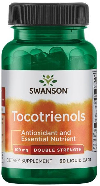 Swanson Tocotrienols, 100mg Double Strength 60 liquid caps