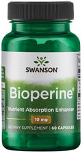 Swanson Bioperine, 10mg 60 caps