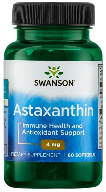 Swanson Astaxanthin, 4mg 60 softgels