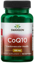 Swanson CoQ10, 100mg 100 softgels