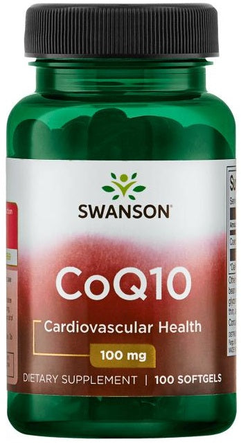 Swanson CoQ10, 100mg 100 softgels