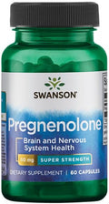 Swanson Pregnenolone, 50mg Super-Strength 60 caps