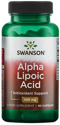 Swanson Alpha Lipoic Acid, 600mg 60 caps
