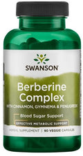 Swanson Berberine Complex with Cinnamon, Gymnema & Fenugreek 90 vcaps