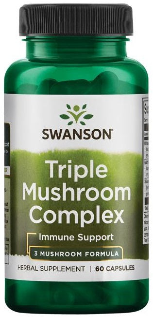 Swanson Triple Mushroom Standardized Complex 60 caps