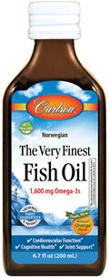 Carlson Labs The Very Finest Fish Oil, Natural Lemon 200 ml.