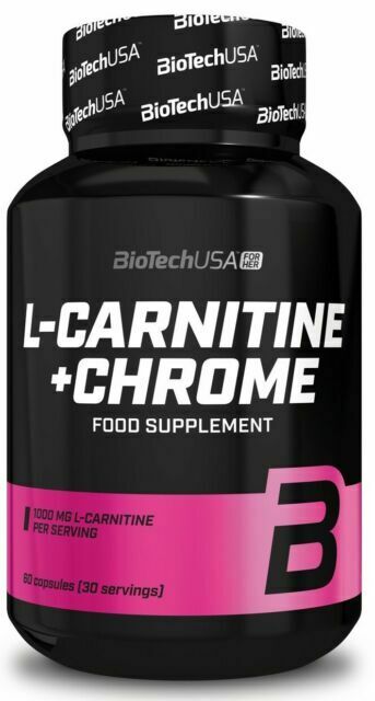 BioTechUSA L-Carnitine + Chrome 60 caps