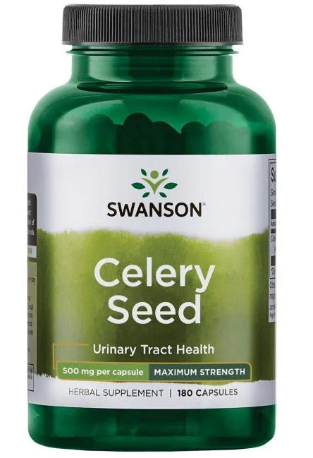 Swanson Celery Seed, 500mg 180 caps