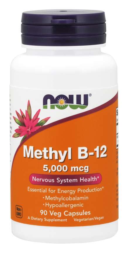 NOW Foods Methyl B-12, 5000mcg 90 vcaps