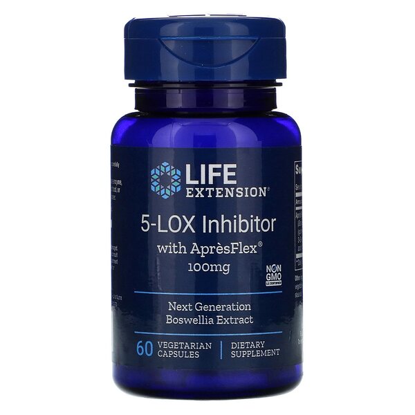 Life Extension 5-LOX Inhibitor with ApresFlex, 100mg 60 vcaps