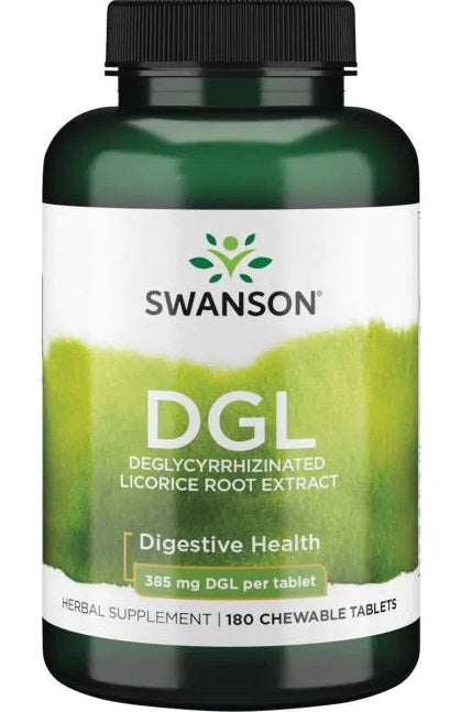 Swanson DGL, 385mg  180 chewable tablets
