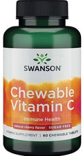 Swanson Chewable Vitamin C, Natural Cherry Flavour 60 chewable tablets