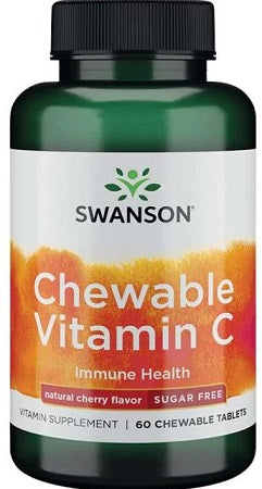 Swanson Chewable Vitamin C, Natural Cherry Flavour 60 chewable tablets