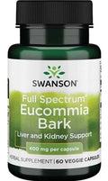 Swanson Full Spectrum Eucommia Bark, 400mg 60 vcaps