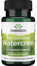 Swanson Full Spectrum Watercress, 400mg 60 caps
