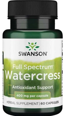 Swanson Full Spectrum Watercress, 400mg 60 caps