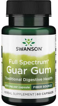 Swanson Full Spectrum Guar Gum, 400mg 60 caps