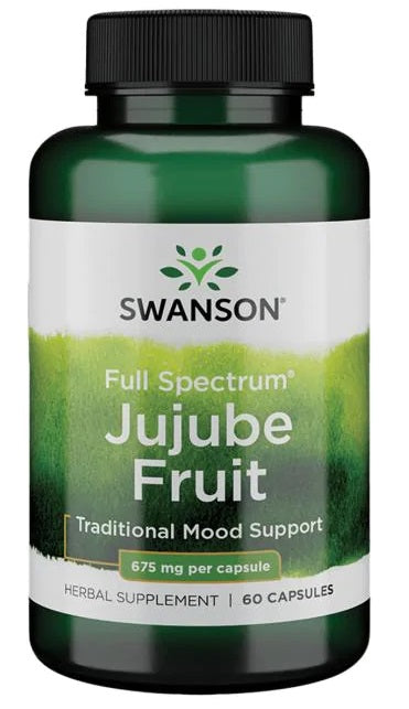 Swanson Full Spectrum Jujube Fruit, 675mg 60 caps