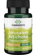 Swanson Prebiotic Jerusalem Artichoke, 400mg 60 caps