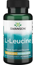 Swanson AjiPure L-Leucine, 500mg 60 vcaps