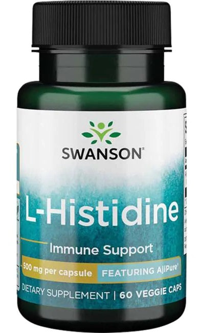 Swanson AjiPure L-Histidine, 500mg 60 vcaps