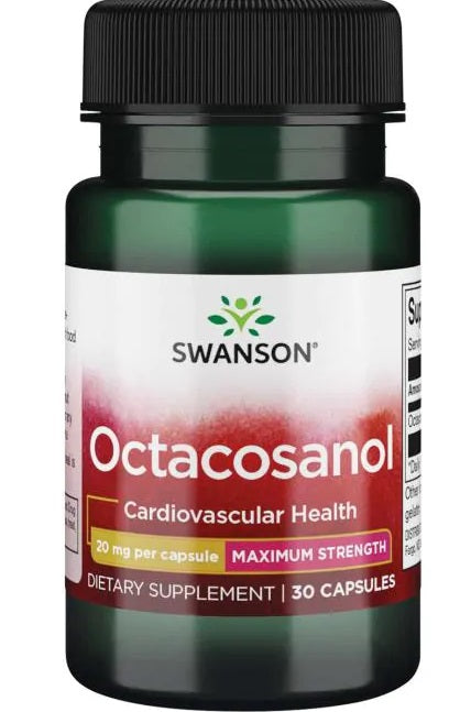 Swanson Octacosanol, Maximum-Strength 20mg 30 caps