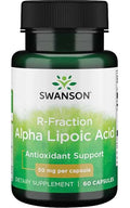 Swanson R-Fraction Alpha Lipoic Acid, 50mg 60 caps