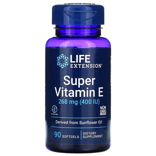 Life Extension Super Vitamin E, 268mg 90 softgels