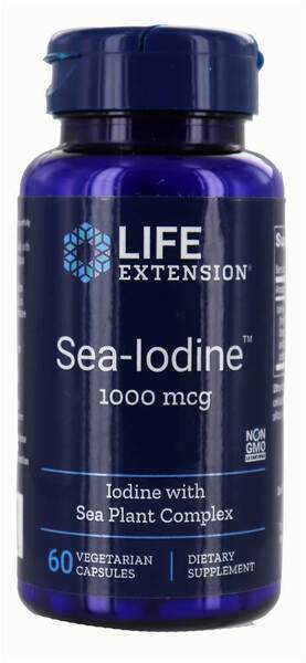 Life Extension Sea Iodine, 1000mcg 60 vcaps