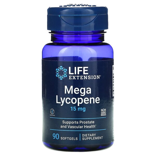 Life Extension Mega Lycopene, 15mg 90 softgels