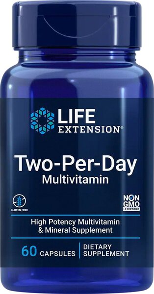 Life Extension Two-Per-Day 60 caps
