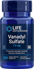Life Extension Vanadyl Sulfate, 7.5mg 100 vegetarian tabs