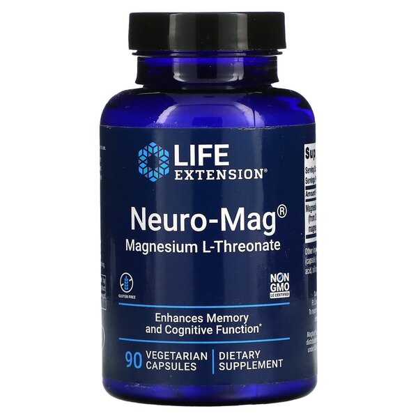 Life Extension Neuro-Mag Magnesium L-Threonate 90 vcaps