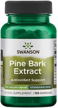Swanson Pine Bark Extract, 50mg 100 caps